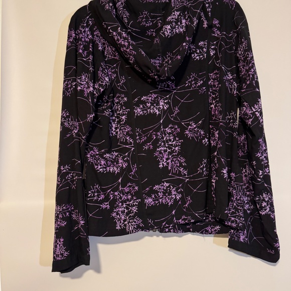 NEW Eagle Ray Traders Hoodie Jacket - Small (black/purple) - Picture 8 of 11